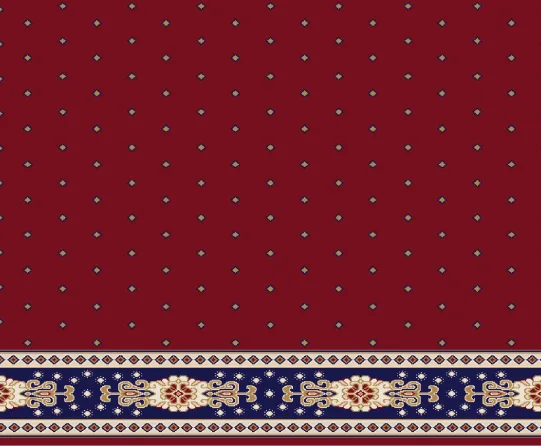 A303 Bordo cami halısı deseni