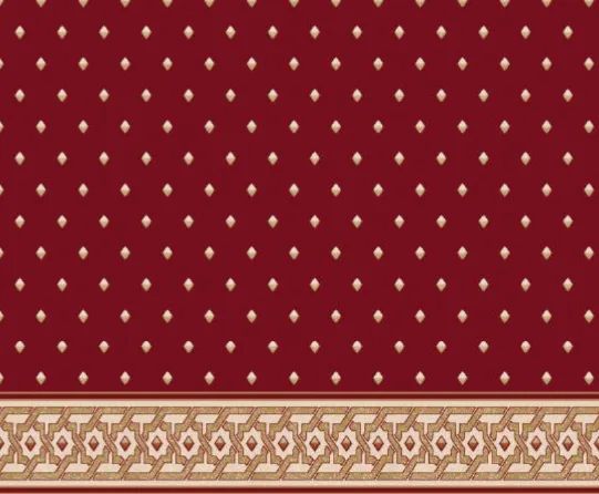 A310 Bordo cami halısı deseni