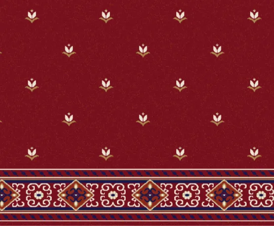 A312 Bordo cami halısı deseni