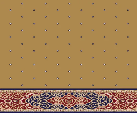 A313 Bej cami halısı deseni