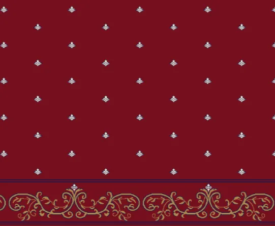 A314 Bordo cami halısı deseni