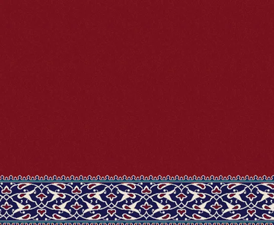 A315 Bordo cami halısı deseni