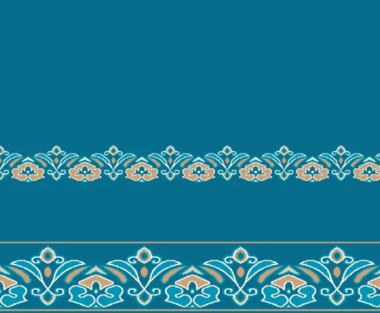 D323 Açık Mavi cami halısı deseni