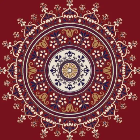 G305 Bordo cami halısı deseni